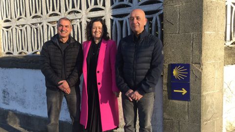Gin�s Nicol�s, Ana Ares y Armado Y��ez, los tres investigadores que organizan la actividad
