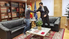 Reuni�n del delegado de la Xunta y el alcalde de Ourense
