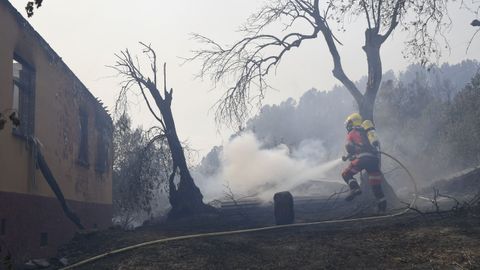 Incendio en Quiroga