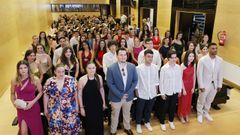 Un momento de la ceremonia que se desarroll en el centro cultural Marcos Valcrcel