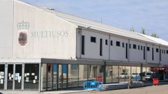 Obras en el pabell�n multiusos de Vilanova