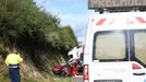 Accidente en la LU-530, en la carretera que conecta Lugo y A Fonsagrada