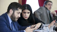 Los concejales de Ciudadanos en un pleno