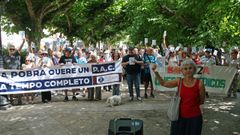 A Pobra sigue en pie de guerra para reclamar que el PAC tenga horario de tarde