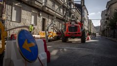 Cortes de tr�fico en la calle Marcelo Mac�as