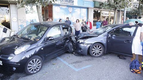 Accidente de Tr�fico a la altura de la Casa del Mar