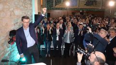Alberto N��ez Feij�o anuncia su candidatura para aspirar a un cuarto mandato en la Xunta
