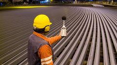 Un trabajador de ArcelorMittal