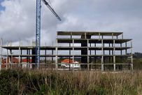 En A Mu��a solo se ejecut� la estructura del edificio.