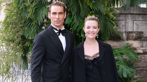 Jon Kortajarena junto a Marta Ortega