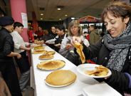 La Festa da Filloa es el gran acontecimiento gastron�mico de este martes del carnaval. 