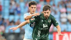Hugo �lvarez, durante el Celta-Racing de Santander.