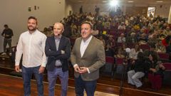 Alcalde, doutor Juanatey e presidente provincial