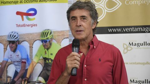 El exciclista y ganador del Tour de Francia de 1988, Pedro Delgado, en una imagen de archivo.