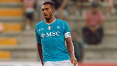 Juan Jesus, durante un partido con el N�poles.