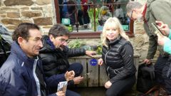 Participantes en la ruta del Camino Ingl�s entre Finchale y Durham, en el Reino Unido.