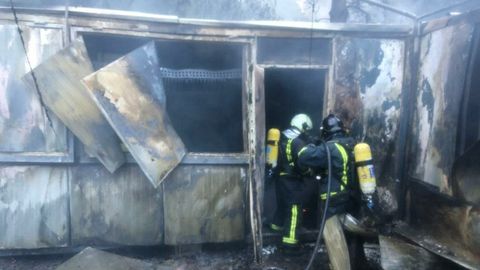 La caseta calcinada. SEPA