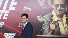 Vito Quiles en un pase de la pel�cula �Torrente Presidente�, en la que participa