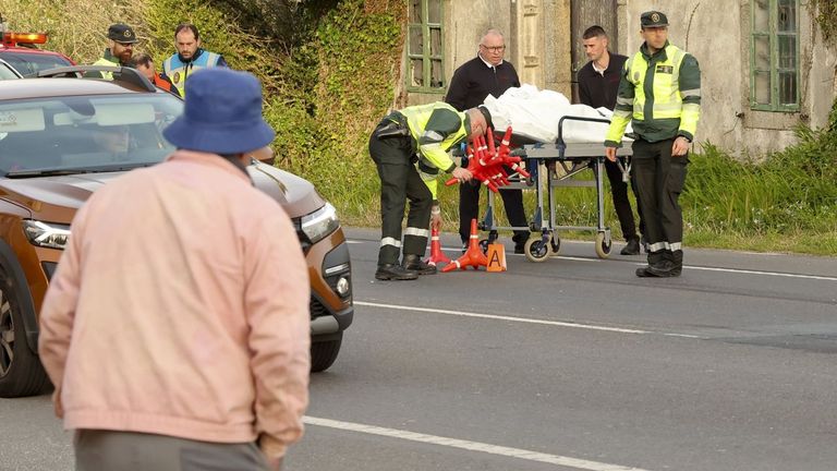 Imagen de archivo de un atropello mortal acaecido recientemente en la AC-552.
