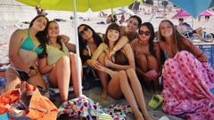 48 horas haciendo guardia en la playa