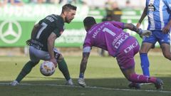 H�ber vio la quinta amarilla tras la anulaci�n de su gol en el minuto 48.