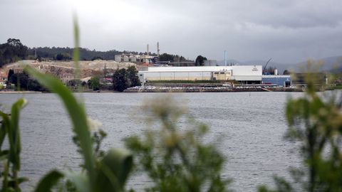 Imagen de archivo de las instalaciones de la compaa conservera en O Bodin.