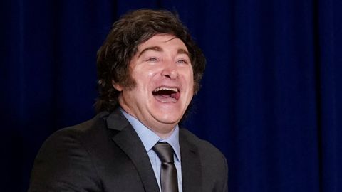 Javier Milei, en Nueva York.