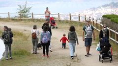La alternativa verde a la playa triunfa en Vigo
