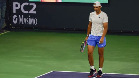 Rafa Nadal abandona el torneo de Indian Wells