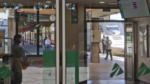 Vista de la estación de tren de Ferrol, en foto de archivo.