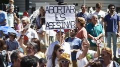 Manifestacin contra la reforma del aborto