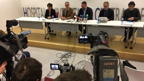 Rueda de prensa del primer caso de coronavirus en Asturias