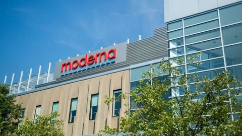 Sede de la farmac�utica estadounidense Moderna
