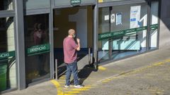 Entrada del servicio de urgencias del Hospital Montecelo, en Pontevedra, este agosto