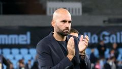 Claudio Gir�ldez, tras el partido entre Celta y Athletic Club del pasado domingo.