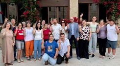 Participantes en el encuentro en O Carballi�o