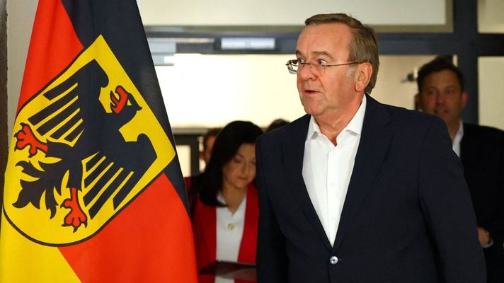 El ministro de Defensa de Alemania, Boris Pistorius.