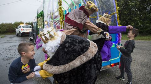 Visita de los Reyes Magos a Coristanco