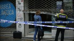 Destrozan el local de la Marea