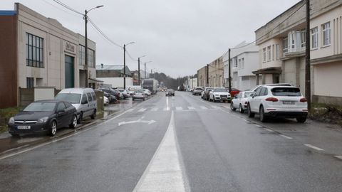 Imagen de una de las calles de la primera fase del pol�gono de Vilalba
