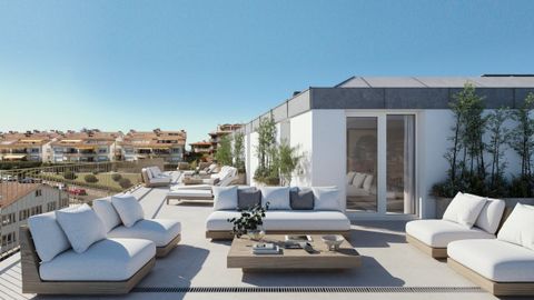 Las amplias terrazas son las protagonistas de los ticos 