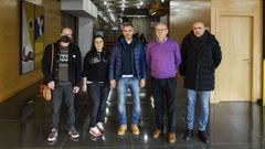 F�lix Est�vez, Marga Joga, �nxo Valc�rcel, Xos� Manuel Cid y Deibe Fern�ndez-Simo