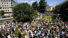 Foto de archivo de la celebraci�n de Os Maios en la Alameda de Redondela