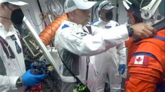 Los astronautas de la misi�n Artemis 2, de camino al lanzamiento