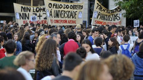 Manifestaci�n en Ferrol