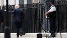 Boris Johnson, a su salida el martes de Downing Street.