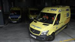 Imagen de archivo de una ambulancia saliendo del Chuac