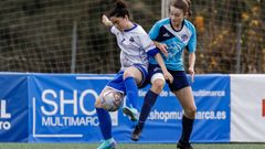 Laura en el partido del Rosal�a ante el Porri�o