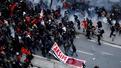 Incidentes durante las marchas por la muerte de un adolescente