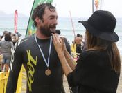 Daniel Gamb�n realiz� en solitario la traves�a en honor a su bisabuelo, quien tambi�n la hizo. 